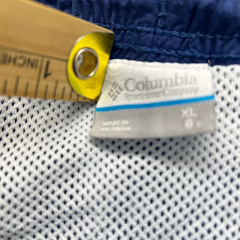 Columbia PFG Fishing Anchor Logo Board‎ Shorts Mens XL Omni-Shade Swim TrunKS